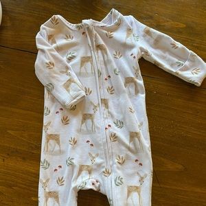 Caden Lane newborn gently worn sleeper! Great condition.